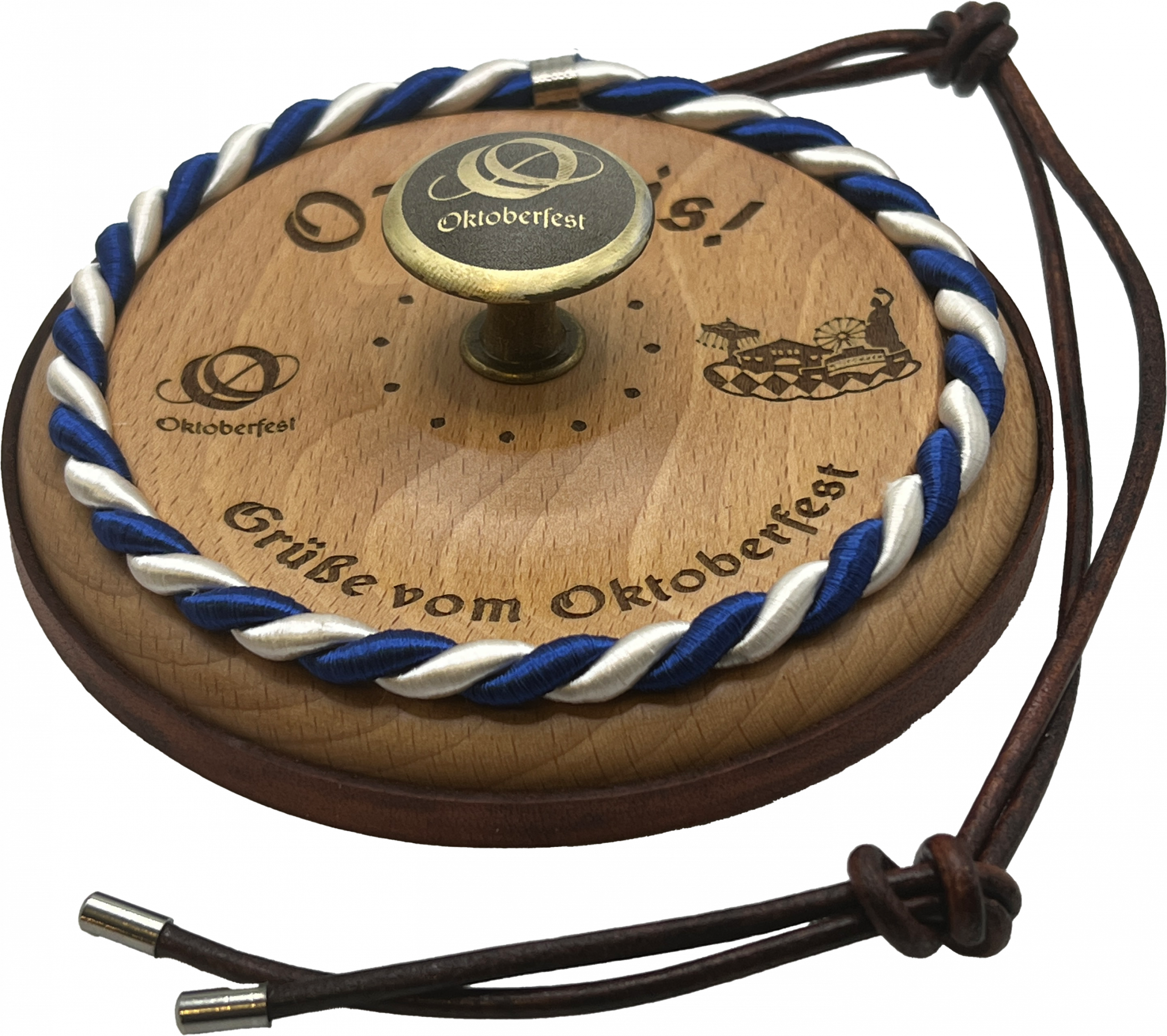 Offiziell Oktoberfest-Deckel mit Wiesn-Logo im Bronze-Knauf – Bild 2