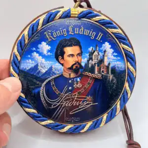 König Ludwig II. Getränkedeckel mit Kordel